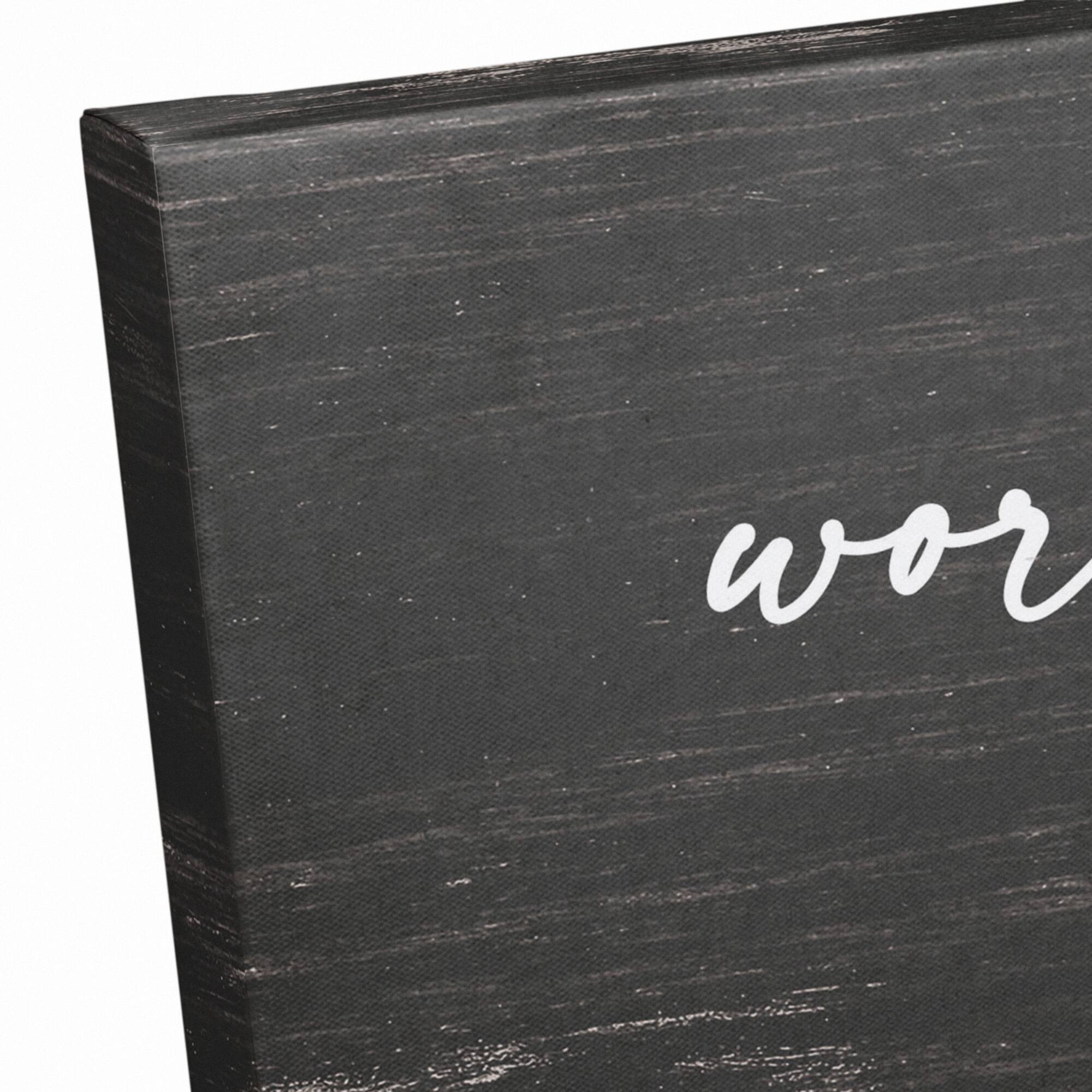 Work Hard and Be Nice to People Canvas Wall Art